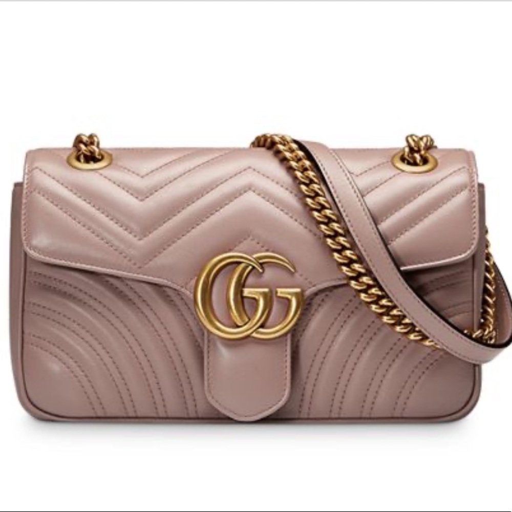 Gucci  marmont matelasse convertible shoulder bag